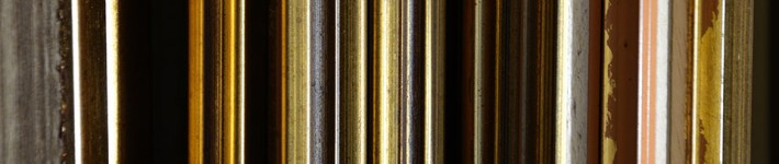 Edges of frames made from various materials
