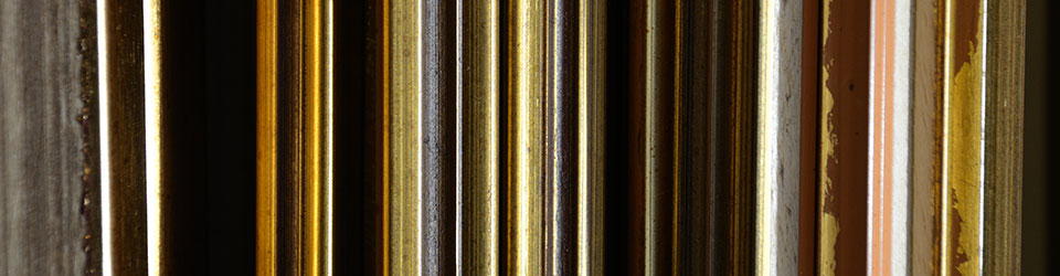 Edges of frames made from various materials